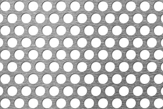 Grillage Acier Inoxydable Perforé - 50 X 100 Cm - Protection Balcon, Anti-chute, Déco - Trous 10 Mm