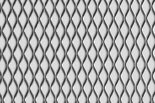 Tôle Métal Déployé Inox 1000 X 1000 X 2,1 Mm - Maille 16x6 Mm Fabrication Française